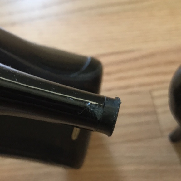 Cole Haan Nike Air Peep Toe Black Patent Pumps Size 10 - Picture 12 of 12